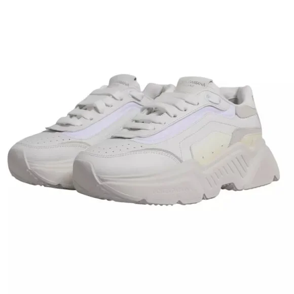 Dolce & Gabbana White Daymaster Low Top Mens Sneakers